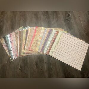 Private Listing for Carladre. Cardstock 200 sheets flowers, butterflies, romance